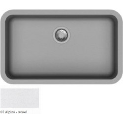 Macart Vigor U-100 Υποκαθήμενος Νεροχύτης Γρανίτη Alpina 78.5x48cm