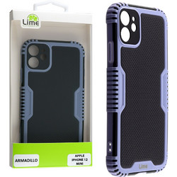 Lime Armadillo Camera Guard Back Cover Air Force Blue (iPhone 12 mini)