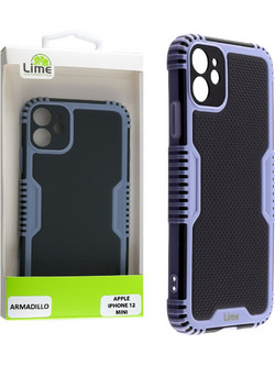 Lime Armadillo Camera Guard Back Cover Air Force Blue (iPhone 12 mini)
