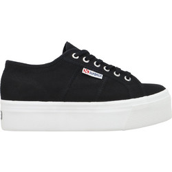 Superga 2790-COTW Linea Up And Down Γυναικεία Sneakers Flatforms Μαύρα S9111LW-F83