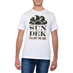 Μπλούζα Κοντομάνικη Sundek Logo M026TEJ7853-WHITE Ανδρικό