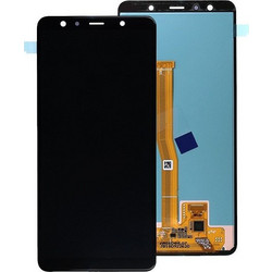 Samsung Galaxy A7 2018 A750F Lcd Black Οθόνη Μαύρη (GH96-12078A)