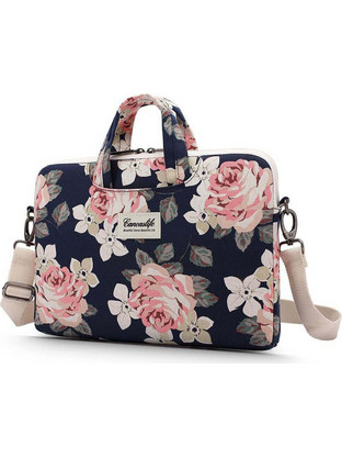 Canvaslife Briefcase for Macbook Pro Τσάντα Laptop Ώμου 16" Navy Rose