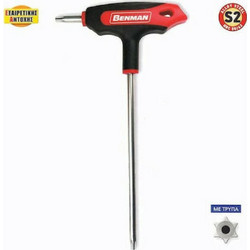 TORX ΜΕ ΤΡΥΠΑ T.10 BENMAN 70074