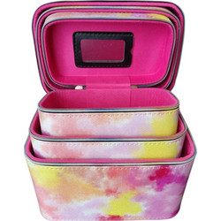 Νεσεσέρ Travel Makeup Box 3 σε 1 - Βαλιτσάκι Ταξιδιού για Καλλυντικά Rainbow