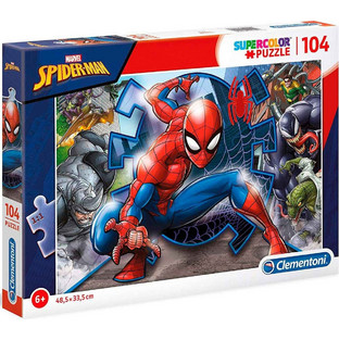 Παιδικό Puzzle Clementoni Super Color Marvel Spider-Man 104 Κομμάτια