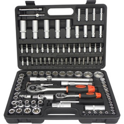 GEKO ΣΕΤ ΚΑΡΥΔΑΚΙΑ 108ΤΜΧ.L-TECH.1/4"1/2" (G10151)