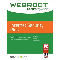 Webroot Internet Security Plus για 1 Συσκευή και 1 Έτος Χρήσης (Ηλεκτρονική Άδεια)