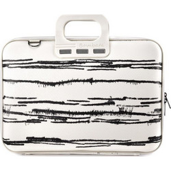 Bombata E00843 Classic Τσάντα Laptop Χειρός 15" Black / White