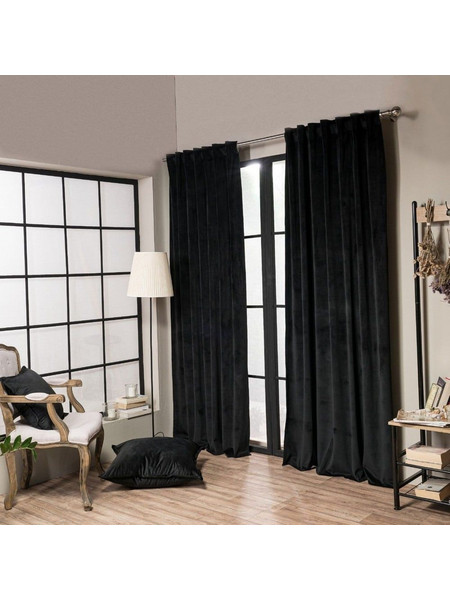 Teoran Κουρτίνα με Τρέσα 140x260 Velvet 06