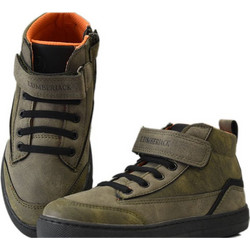 Lumberjack Παιδικά Μποτάκια Χακί με Σκρατς SB64612-003-S01-M0787