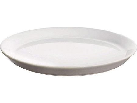 Alessi Πιάτα Ρηχά Κεραμικά Tonale Light Grey 26.5cm 4τμχ