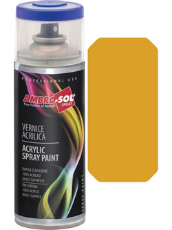 Ambro-Sol Σπρέι Βαφής Κίτρινο Κεχριμπάρι Gloss 400ml