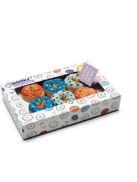 Dooky Σετ Δώρου Καλτσάκια Donut Blueberry Orange 3 Ζευγάρια