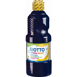 Τέμπερa Giotto Μπουκάλι 500ml School Paint Μαύρο