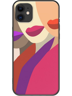 Θήκη Women iPhone 11 Black TPU (Μαύρη Σιλικόνη)