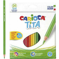 Carioca Tita Ξυλομπογιές Σετ 6x24τμχ