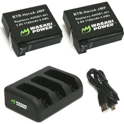 Wasabi Triple Charger with 2 Batteries (Hero9)