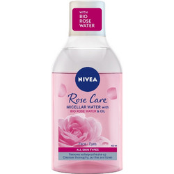 Nivea Rose Micellar Water Ντεμακιγιάζ 400ml