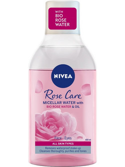 Nivea Rose Micellar Water Ντεμακιγιάζ 400ml