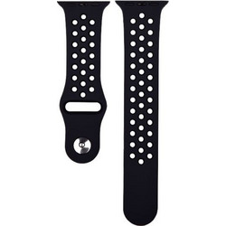 Devia Sport2 Deluxe Λουράκι Σιλικόνης Black (Apple Watch 38 / 40 / 41mm)
