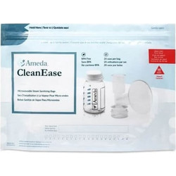 Ameda CleanEase Microwaveable Steam Sanitization Bags Σακούλες Αποστείρωσης, 100τεμ
