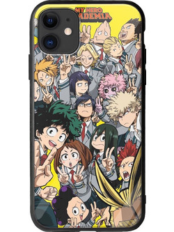 Θήκη My Hero Academia iPhone 11 Groove TPU (Tempered Glass και TPU)