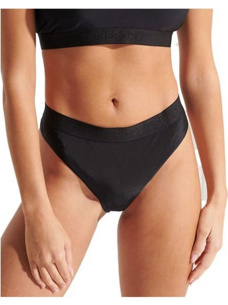 Superdry Sport Bikini Slip Μαύρο W3010214A-02A