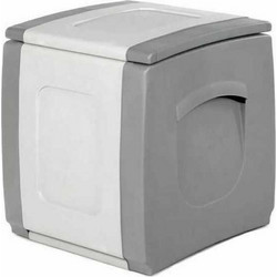 Μπαούλο Strong Box Compact 100lt 50x54x57cm Γκρί 10902499