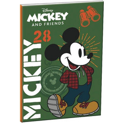Gim Mickey Τετράδιο Ριγέ B5 40 Φύλλων Πολύχρωμο 340-85400