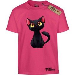 Takeposition Cat Παιδικό T-Shirt Κοντομάνικο Φούξια 806-1169