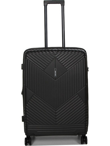 Airtex 27532-01 Βαλίτσα Μεσαία 65x43x26cm με 4 Ρόδες Μαύρη