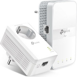 TP-Link TL-WPA7619KIT Powerline Διπλό Kit για Ασύρματη Σύνδεση WiFi 5 με Θύρα Ethernet & Passthrough Πρίζα