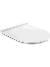 Roca Nexo Καπάκι Λεκάνης D-Shape Πλαστικό Slim Soft Close Λευκό A801C4200U