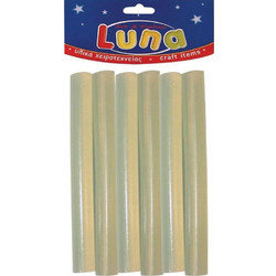 Υλικά Χειροτεχνίας Luna Μπάρες Σιλικόνης Διαφανείς 11mm 6Τμχ (000620193)