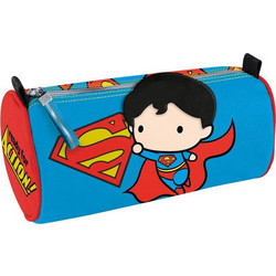 Graffiti Superman Κασετίνα Βαρελάκι Μπλε 226322 2022