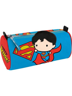 Graffiti Superman Κασετίνα Βαρελάκι Μπλε 226322 2022
