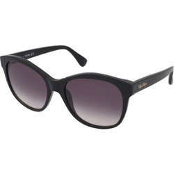 Max Mara MM0007 01B Γυναικεία Γυαλιά Ηλίου Πεταλούδα Κοκάλινα Μαύρα με Γκρι Degradee Φακό