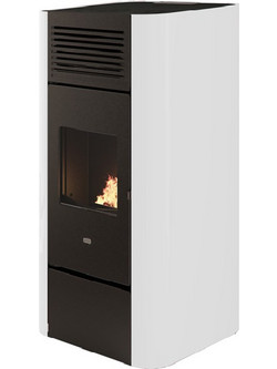 Laila 14 White Σόμπα Pellet Αερόθερμη 11.5kW