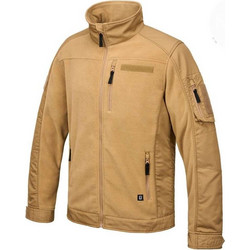 Brandit Ripstop Ανδρική Ζακέτα Fleece με Φερμουάρ Μπεζ 5026.70