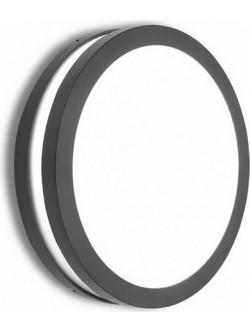 Φωτιστικό Πλαφονιέρα Titan Φ26 1xE27 Ανθρακί
