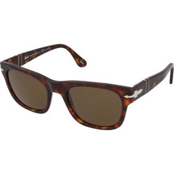 Persol PO3269S 24/57 Γυναικεία Γυαλιά Ηλίου Τετράγωνα Κοκάλινα Καφέ με Καφέ Polarized Καθρέπτη Φακό