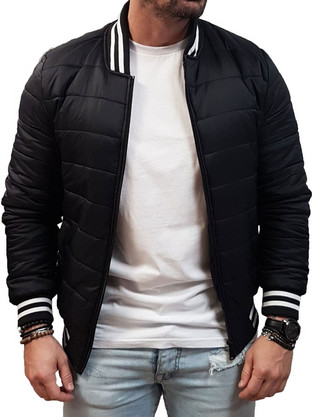 Splendid Ανδρικό Μπουφάν Bomber Μαύρο 47-201-003