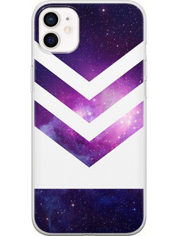 Θήκη Space Chevron iPhone 12 mini Flexible TPU (Διάφανη Σιλικόνη)