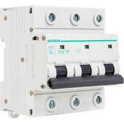 Αυτόματη ασφάλεια 3P C 80A 10kA EH380C