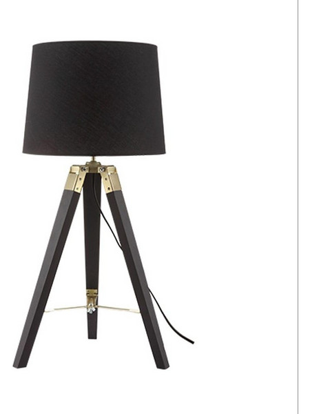 Aca TF17701TBBB Πορτατίφ Ε27 Μαύρο Φ30xΥ63cm