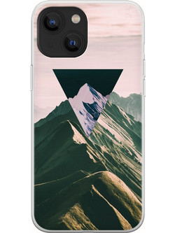 Θήκη Mountains iPhone 13 Flexible TPU (Διάφανη Σιλικόνη)