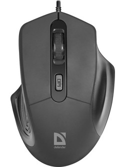 Defender Datum MB-347 Ενσύρματο Ποντίκι Black