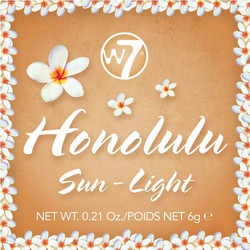 W7 Honolulu Sun Light Bronzer Powder 6gr