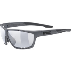 Uvex Sportstyle 706 S53.2.018.5596 Αθλητικά Γυαλιά Ηλίου Μάσκα Κοκάλινα Γκρι με Μπλε Polarized Φακό